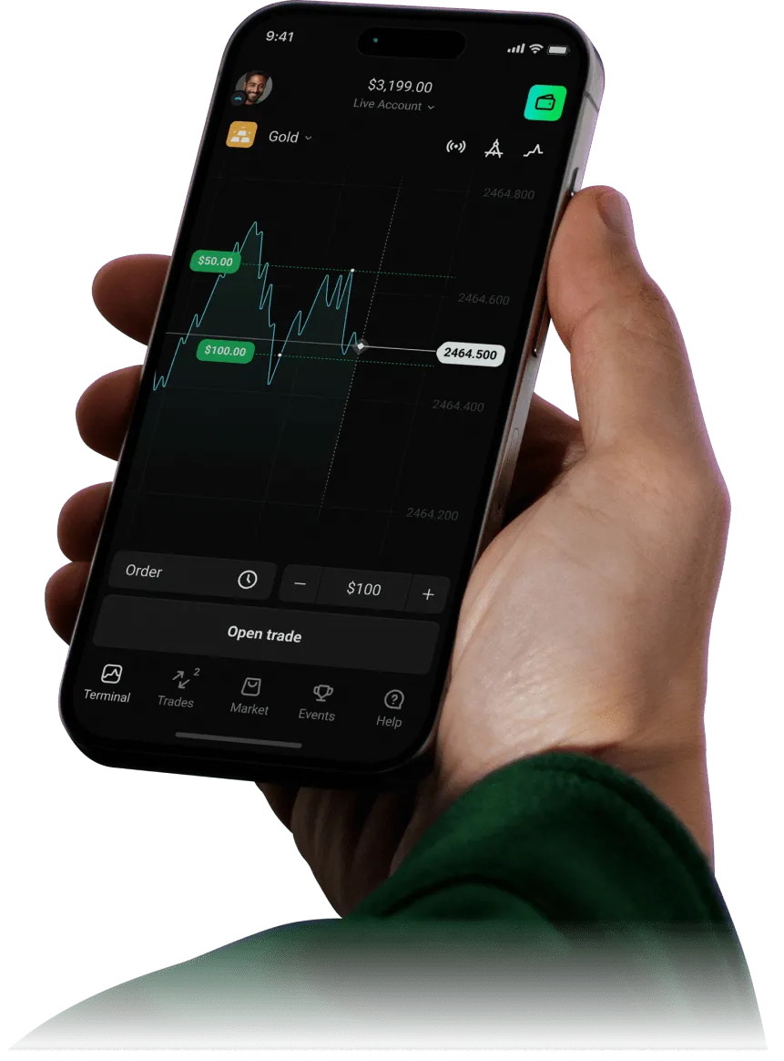 Hand with phone